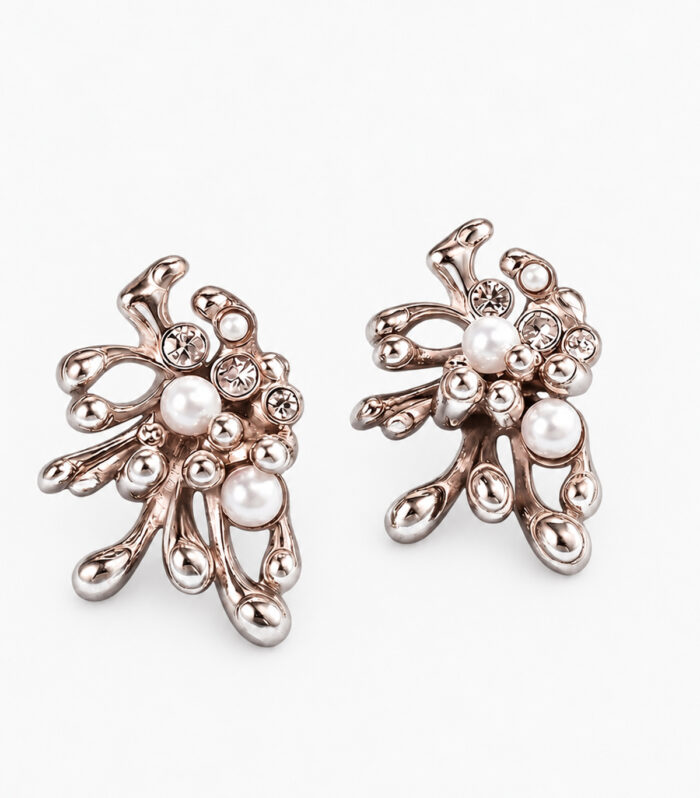 Σκουλαρίκια MARONI Abstract Pearl Drops