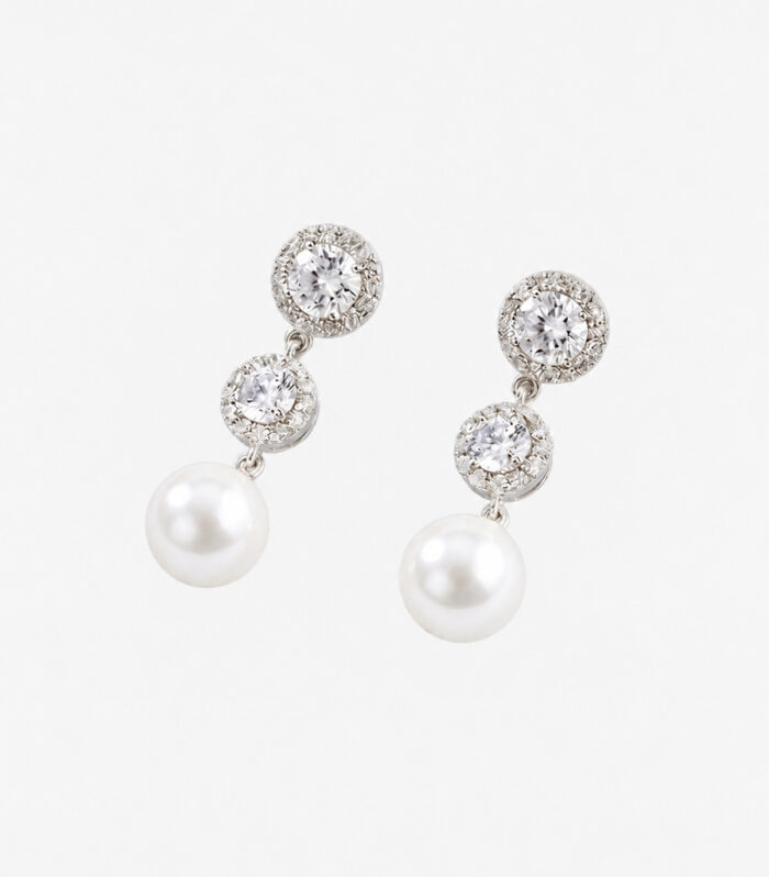 Σκουλαρίκια MARONI Diamond Pearl