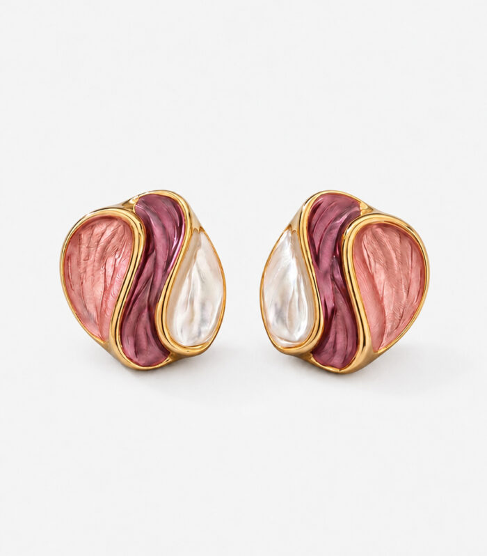 Σκουλαρίκια MARONI Velvet Wave Studs