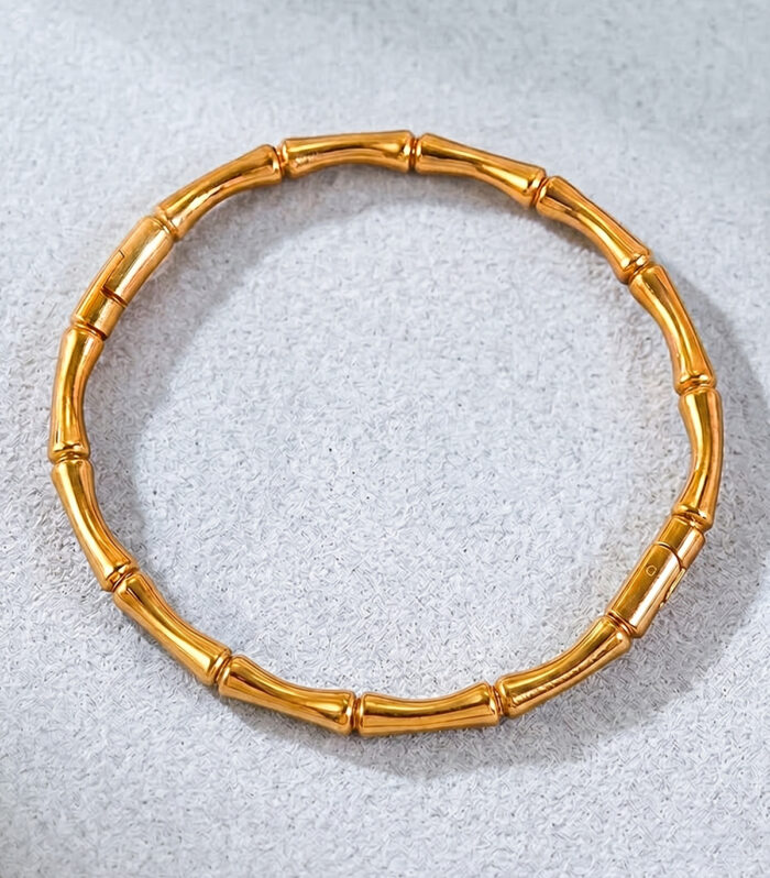 Βραχιόλι MARONI Golden Bamboo Bangle