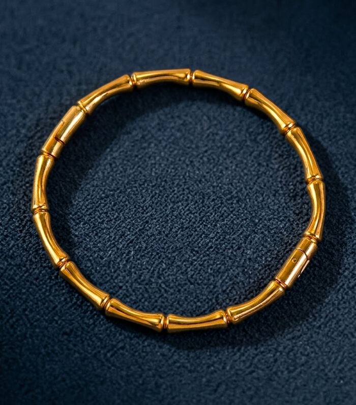 Βραχιόλι MARONI Golden Bamboo Bangle