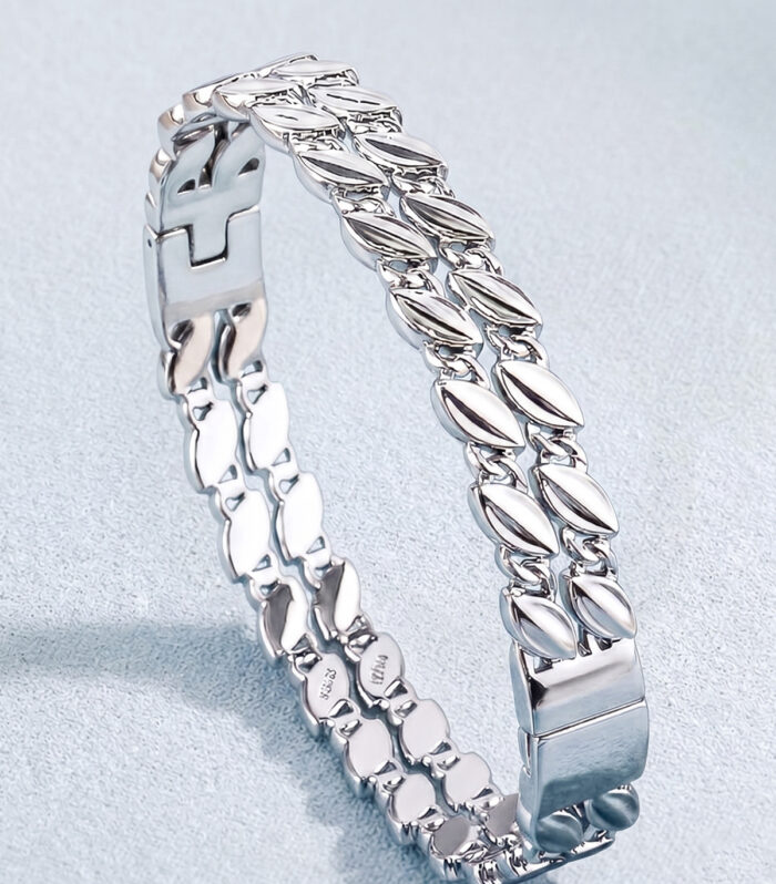 Βραχιόλι MARONI Silver Laurel Duo