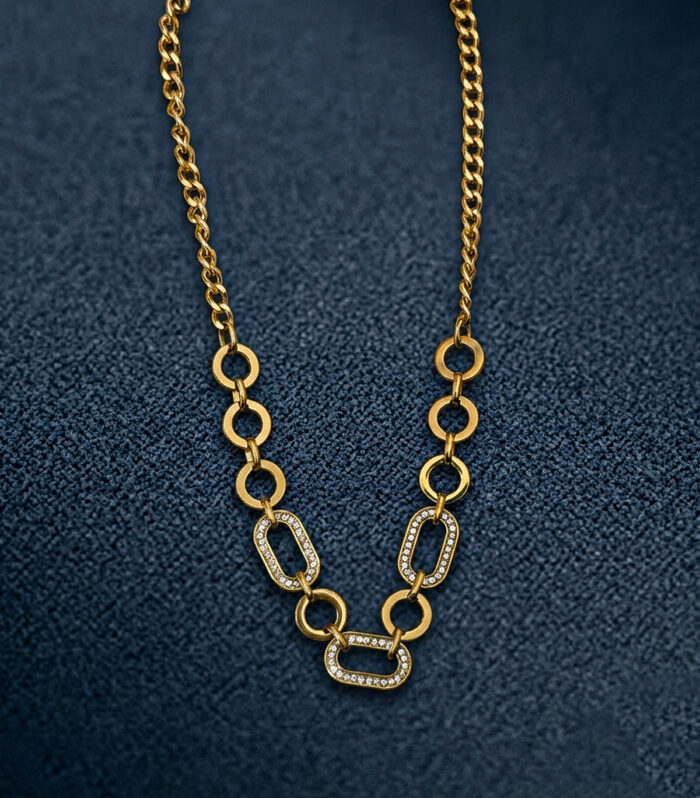 Κολιέ MARONI CRYSTAL LINK