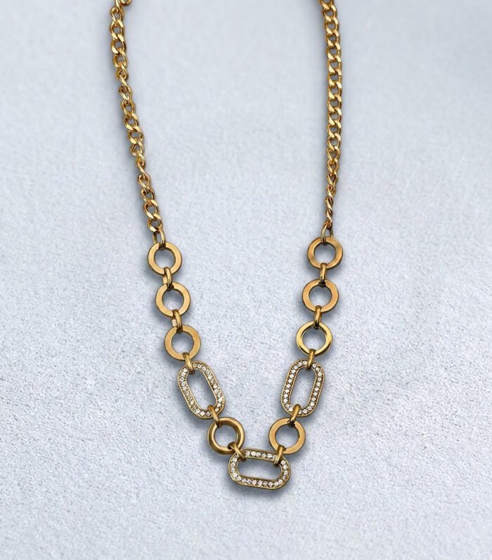 Κολιέ MARONI CRYSTAL LINK