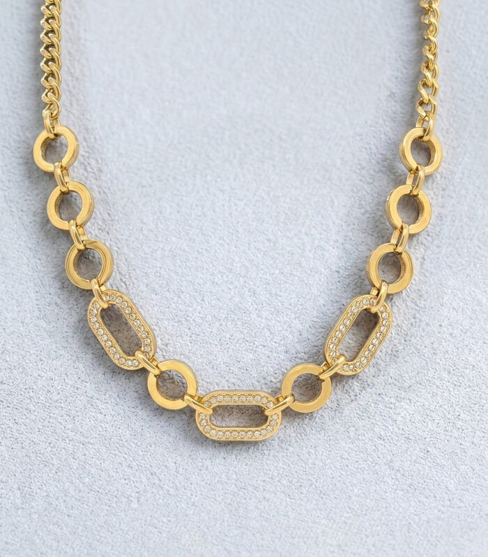 Κολιέ MARONI CRYSTAL LINK