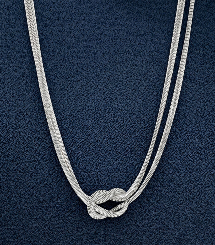 Κολιέ MARONI KNOT ELEGANCE