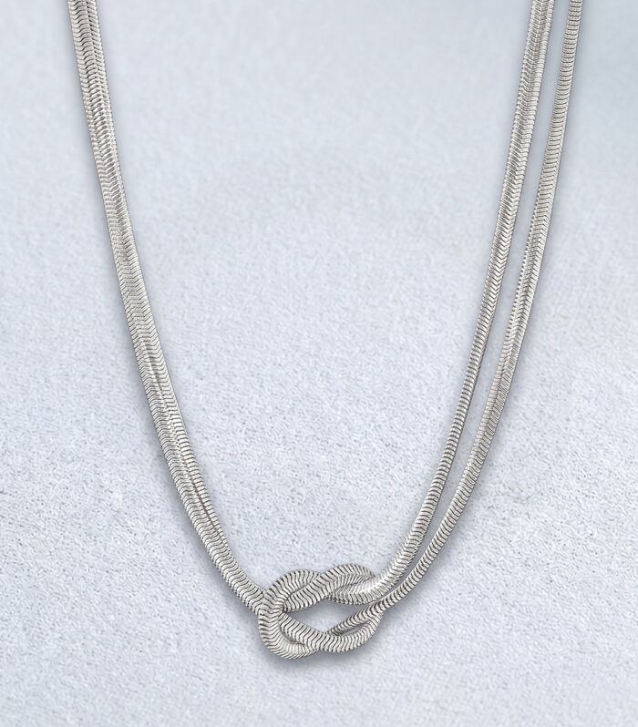 Κολιέ MARONI KNOT ELEGANCE