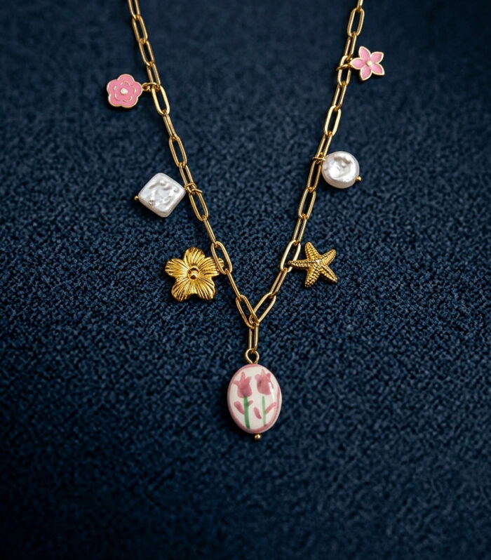 Κολιέ MARONI SPRING CHARMS