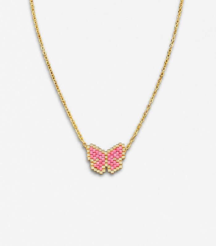 Κολιέ MARONI CORAL BUTTERFLY