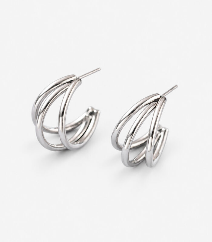 Σκουλαρίκια MARONI TRIPLE HOOPS