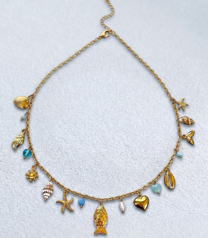 Κολιέ MARONI AQUA CHARMS