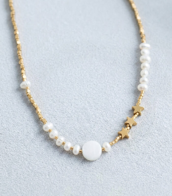 Κολιέ MARONI Cosmic Pearl & Stars