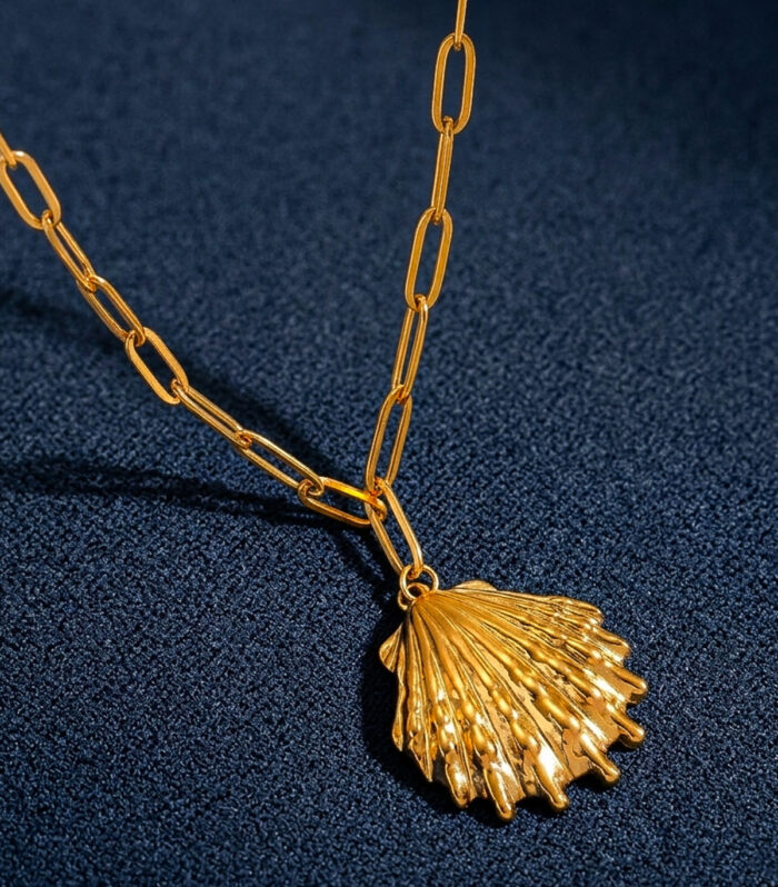 Κολιέ MARONI GOLDEN SHELL