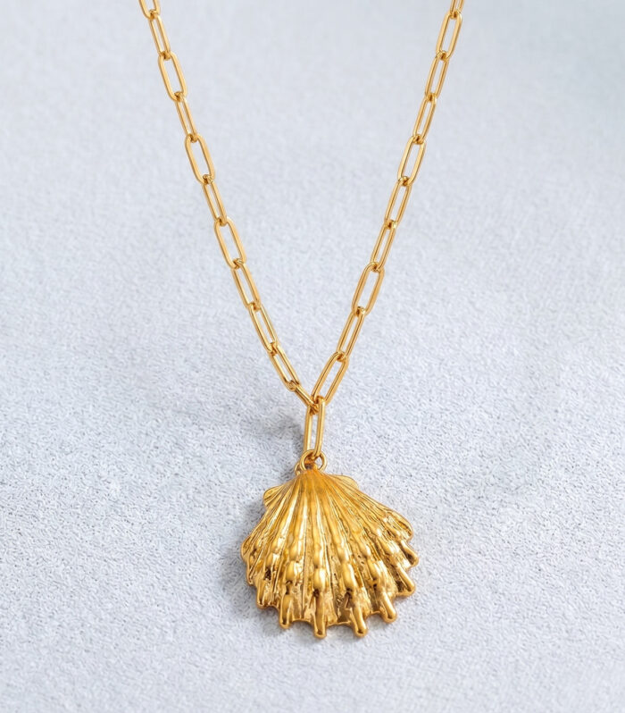 Κολιέ MARONI GOLDEN SHELL