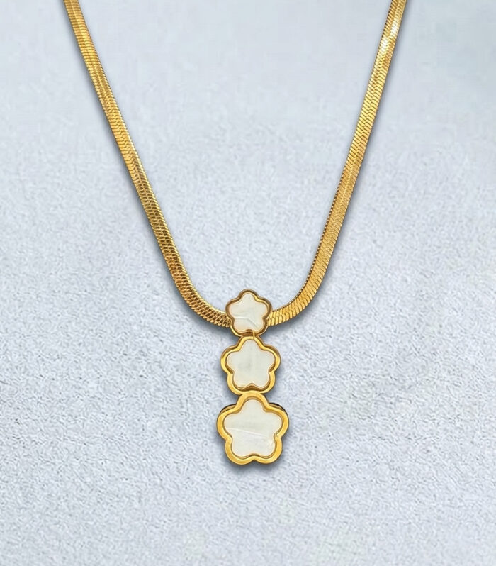 Κολιέ MARONI Trio Flora Pendant