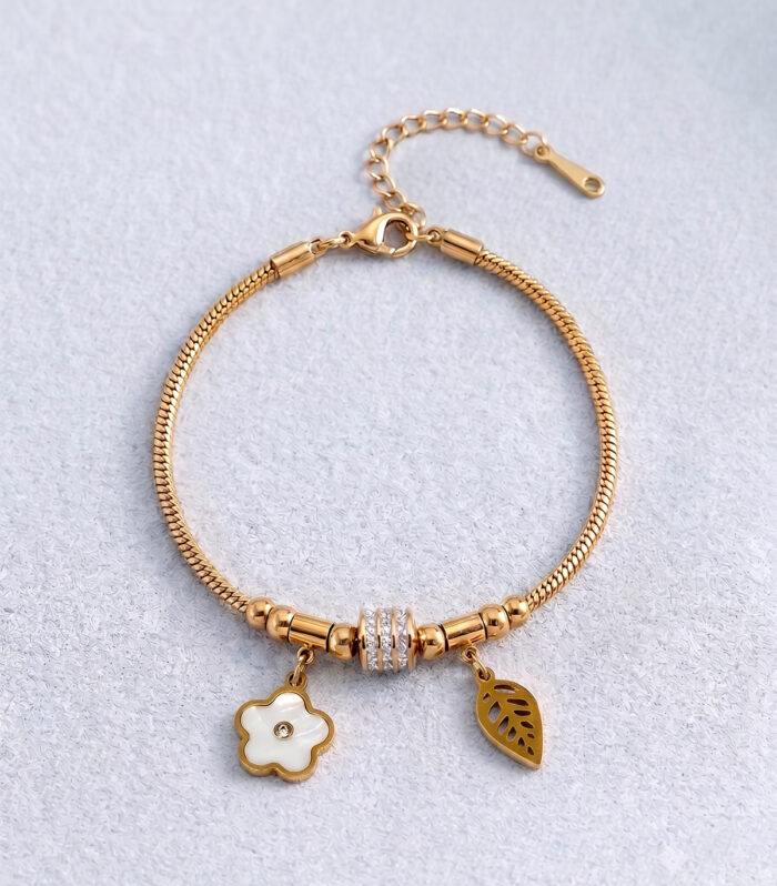 Βραχιόλι MARONI Golden Flora Snake