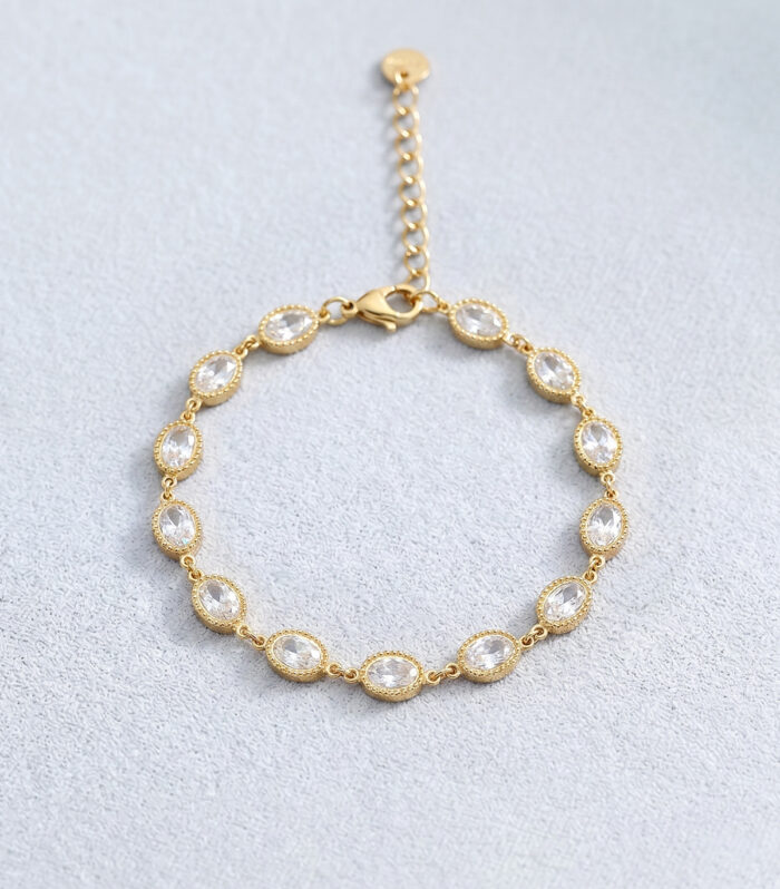 Βραχιόλι MARONI Vintage Oval Crystal