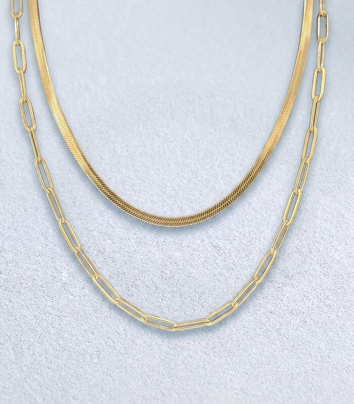 Κολιέ MARONI Layered Liquid Links