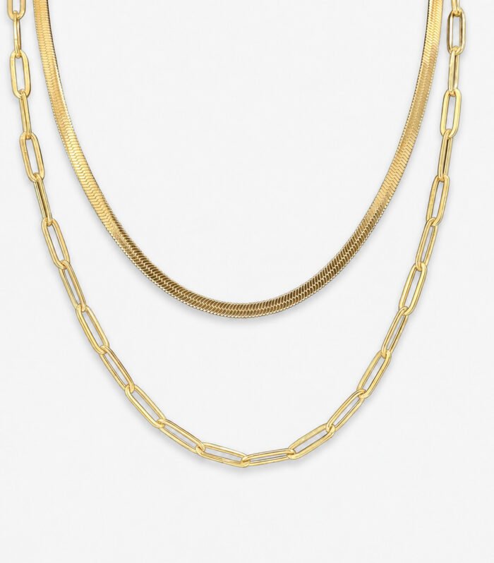 Κολιέ MARONI Layered Liquid Links