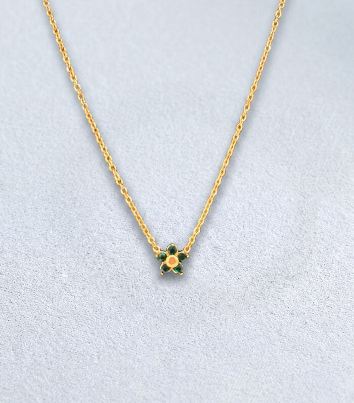 Κολιέ MARONI Petite Blossom Pave