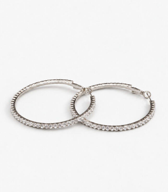 Σκουλαρίκια MARONI Crystal Tennis Hoops