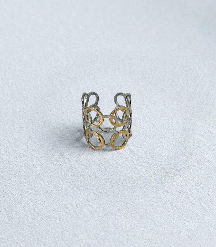 Δαχτυλίδι MARONI Two-Tone Circle Cuff