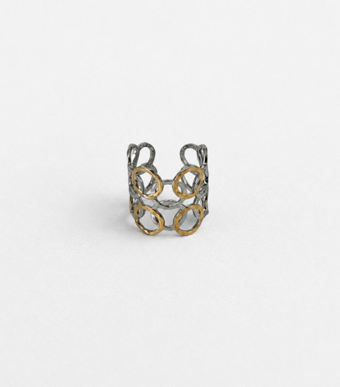 Δαχτυλίδι MARONI Two-Tone Circle Cuff