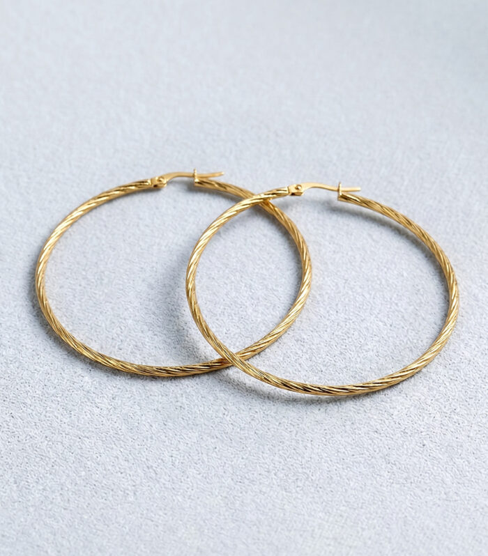 Σκουλαρίκια MARONI Classic Rope Hoops