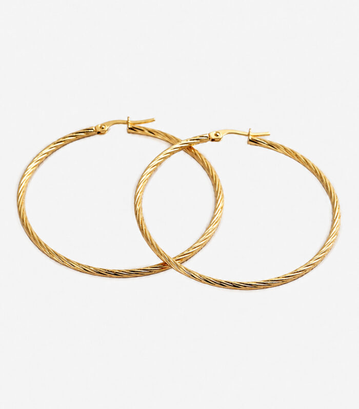 Σκουλαρίκια MARONI Classic Rope Hoops