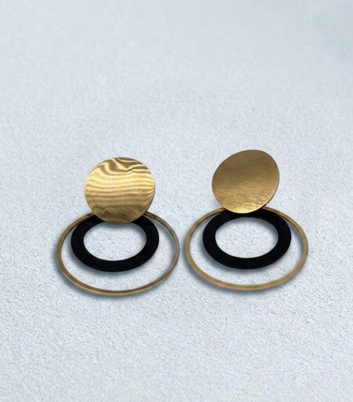 Σκουλαρίκια MARONI Dual Circle