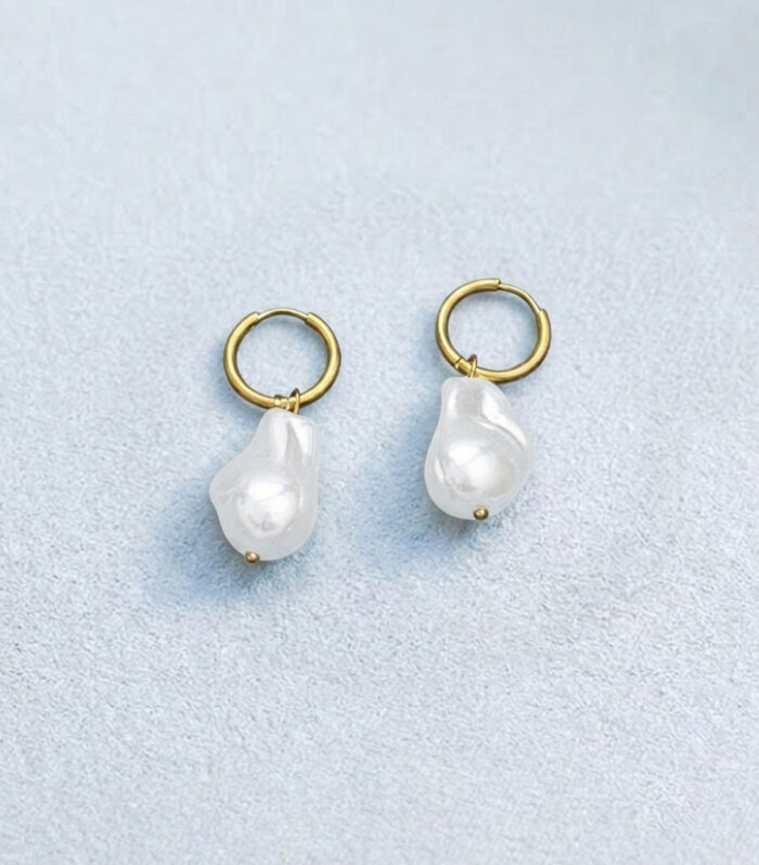 Σκουλαρίκια MARONI Irregular Pearl Drop