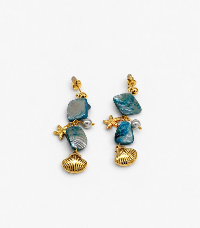 Σκουλαρίκια MARONI Ocean Seashell Drop