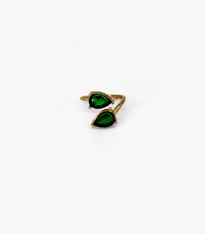 Δαχτυλίδι MARONI EMERALD TEARDROP
