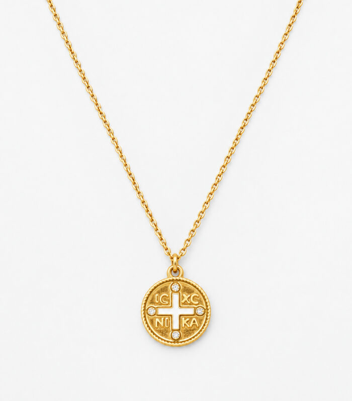 Κολιέ MARONI BYZANTINE COIN PENDANT