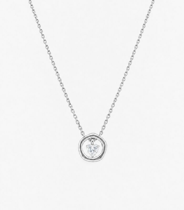 Κολιέ MARONI FLOATING HEART HALO