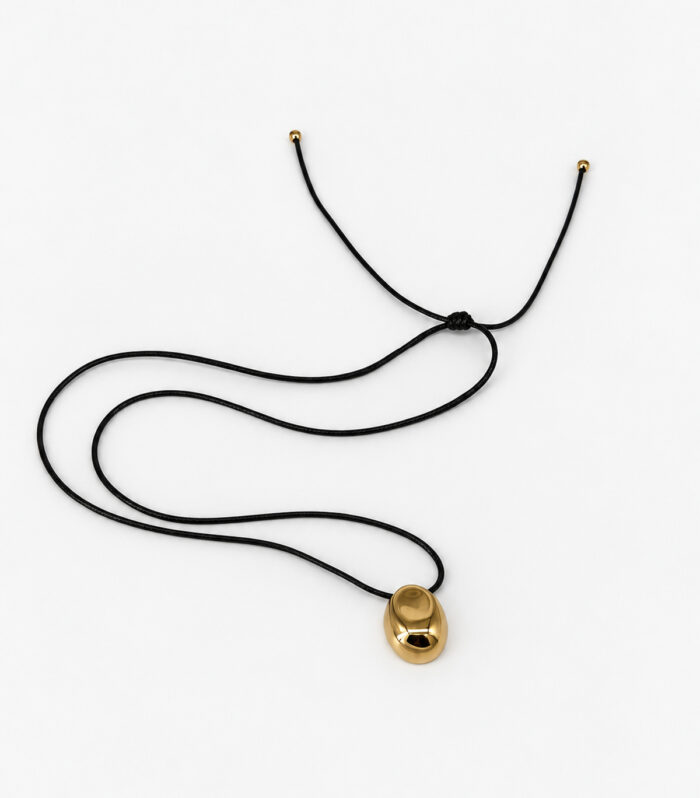 Κολιέ MARONI SCULPTED PEBBLE CORD
