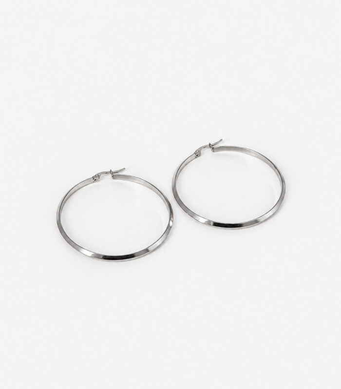 Σκουλαρίκια MARONI BEVELED EDGE HOOPS