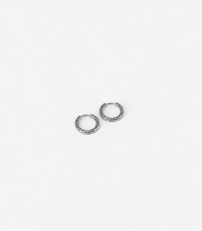 Σκουλαρίκια MARONI BRAIDED TEXTURE LOOPS