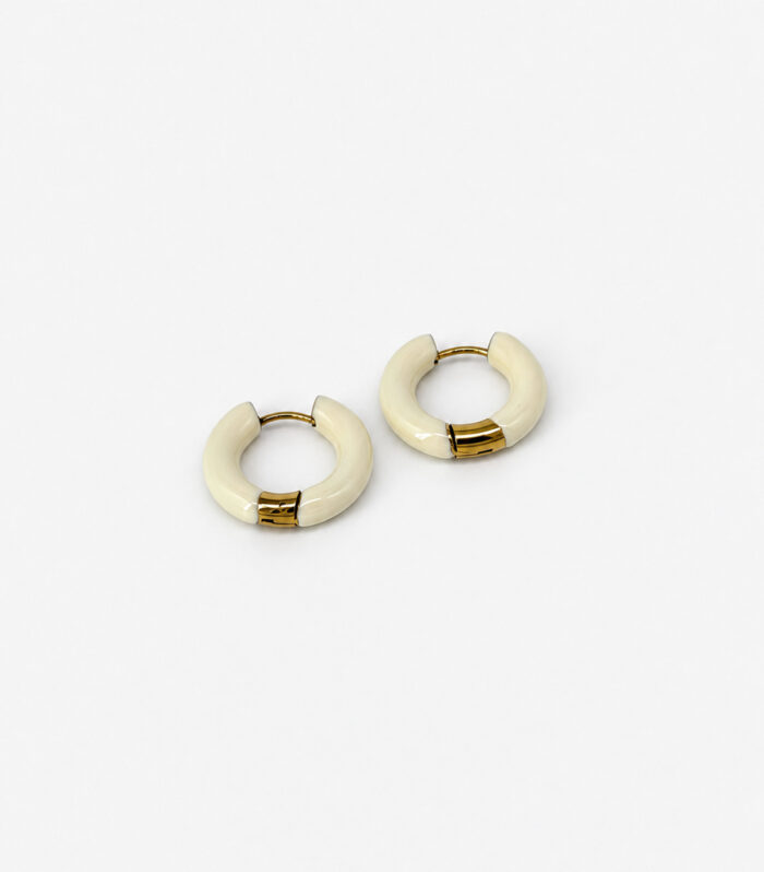Σκουλαρίκια MARONI GLOSSY CUFF HOOPS